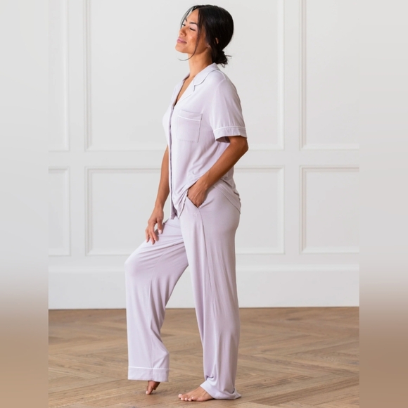 Cozy Earth Classic Bamboo Pajama Set with Collared Top. NWT. XXXL. - Picture 2 of 13